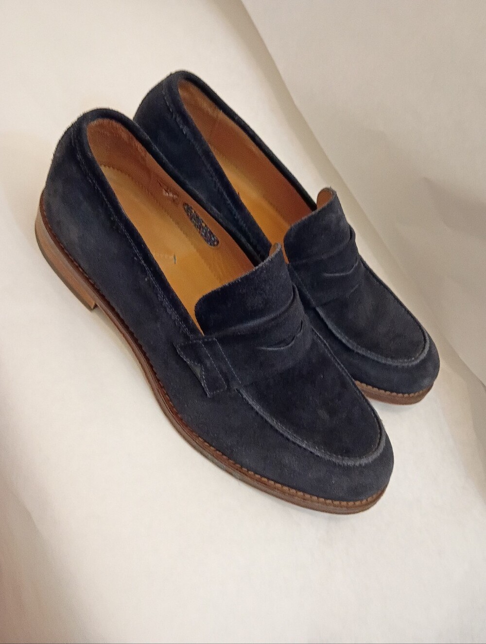 Paul Smith Loafer's Luxury Suede  Leather Shoes Men’s  UK 9